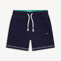 navy cotton magnetic basic shorts