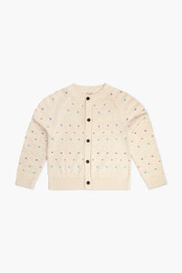 Organic Adult Pom Pom Cardigan