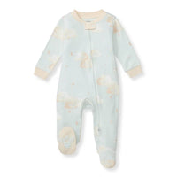 Good Night Sky Organic Cotton Sleep & Play - Ice Flow - Newborn