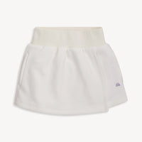 white cotton magnetic tennis skort