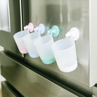 PhillUp Hangable Play & Rinse Kids Cups, 4 Pack Scandinavian Colors