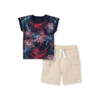 Celebrate America Toddler Boy Top & Shorts Set